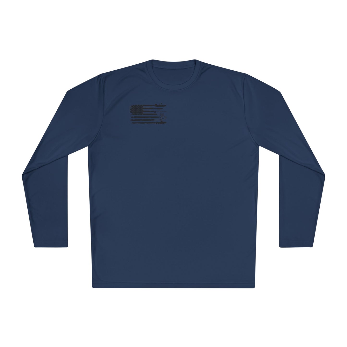 Weekend Hooker Unisex Fishing in The Dark Lightweight Long Sleeve Tee - Perfect for Fishing Enthusiasts