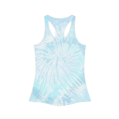 Patriotic Tie Dye Racerback Tank Top - Summer Outdoor Wear