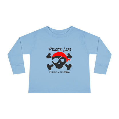 Toddler Pirate Life Long Sleeve Tee - Fun and Adventurous Toddler Shirt