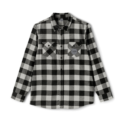 Cozy Unisex Flannel Shirt - Classic Black and White Checkered Pattern