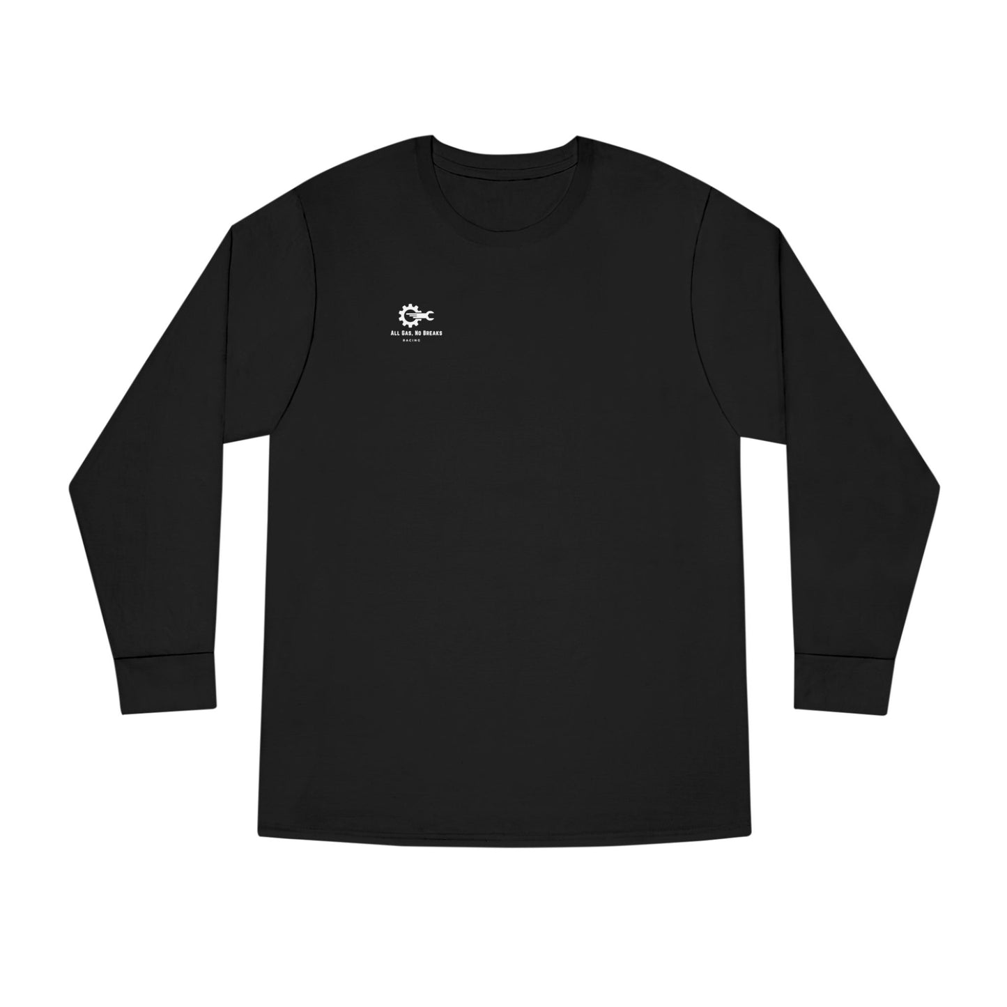 Rebellious Long Sleeve Crewneck Tee - Perfect for Garage Enthusiasts