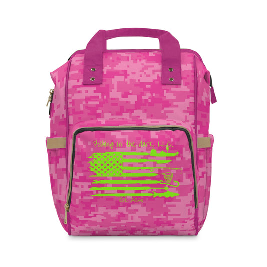 Multifunctional Fishing Pink Camo Backpack