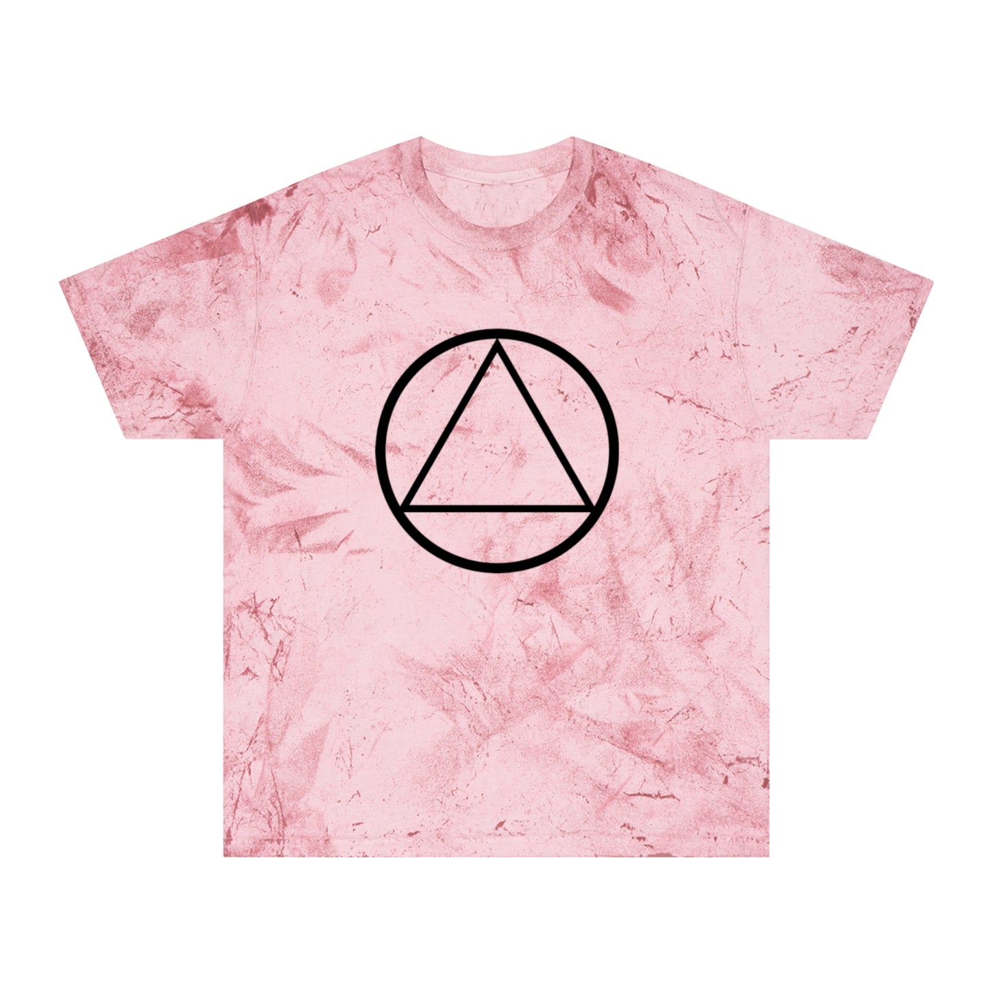 Unisex Color Blast Graphic T-Shirt - Unique Prismatic Design