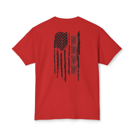 Unisex HD Cotton™ T-Shirt - Vintage American Flag Design