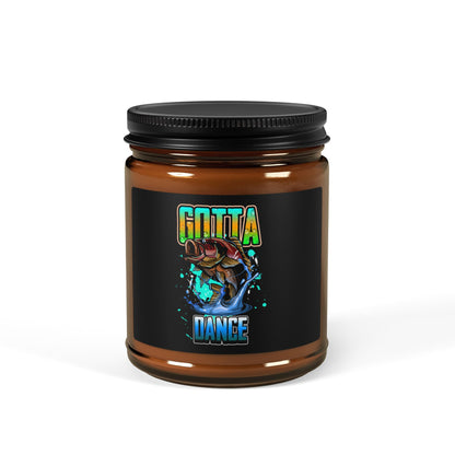 Gotta Dance Scented Soy Candle - Multi-Size Amber Jar for Home Ambiance