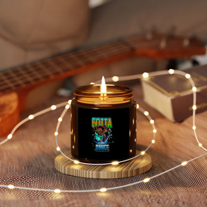 Gotta Dance Scented Soy Candle - Multi-Size Amber Jar for Home Ambiance