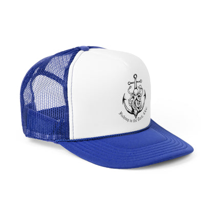 Nautical Trucker Cap - 'Fishing in the Dark' Design