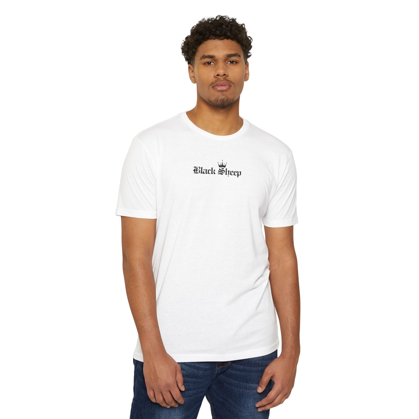 Black Sheep Unisex CVC Jersey T-Shirt - Stylish Casual Wear for Trendsetters