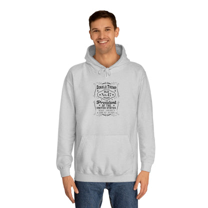 Vintage Donald Trump President Hoodie - Unisex College Style