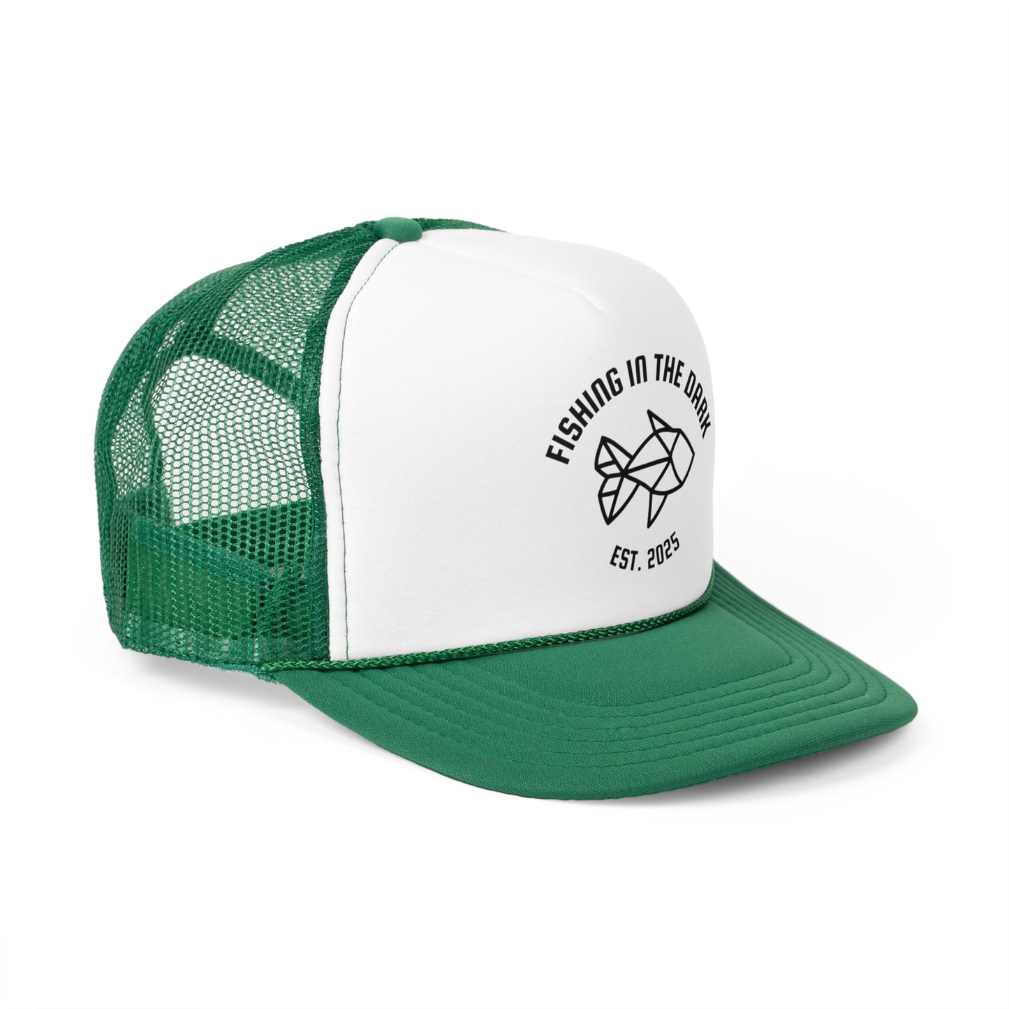 Fishing in the Dark Trucker Cap - Perfect for Anglers & Outdoor Enthusiasts