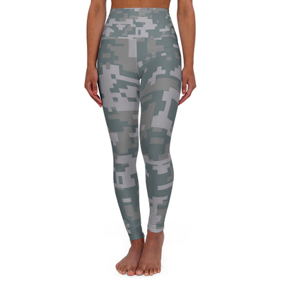 Camo High Waisted Fishing in The Dark Yoga Leggings - Stylish Fitness Wear for Active Lifestyle