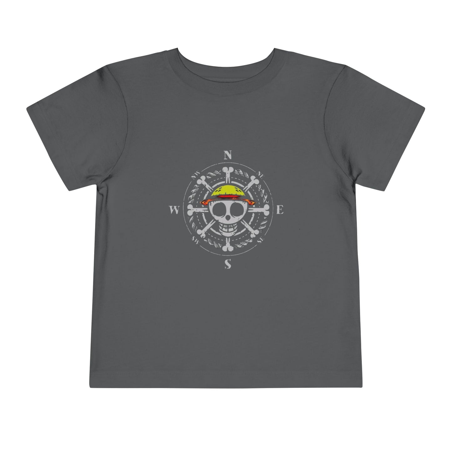 Toddler Fishing Buddy Tee - Cute Skull Design