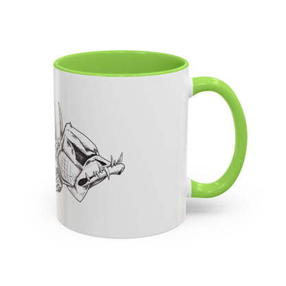 Unique Skeleton Fish Design Mug – 11oz & 15oz Colorful Options