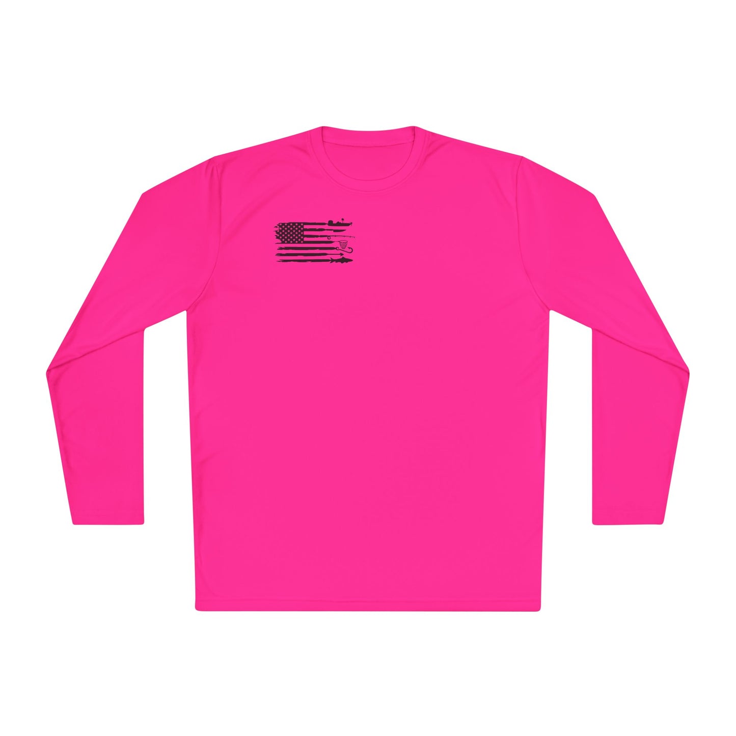 Weekend Hooker Unisex Fishing in The Dark Lightweight Long Sleeve Tee - Perfect for Fishing Enthusiasts