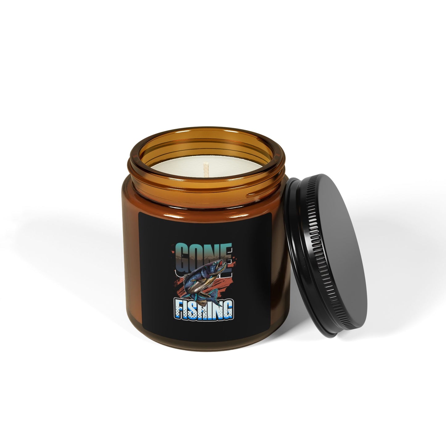 Gone Fishing Scented Soy Candle - Perfect Gift for Fishing Enthusiasts