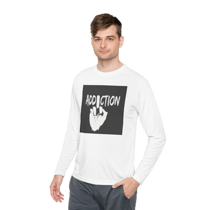 Unisex Long Sleeve Tee - Addiction Graphic Shirt