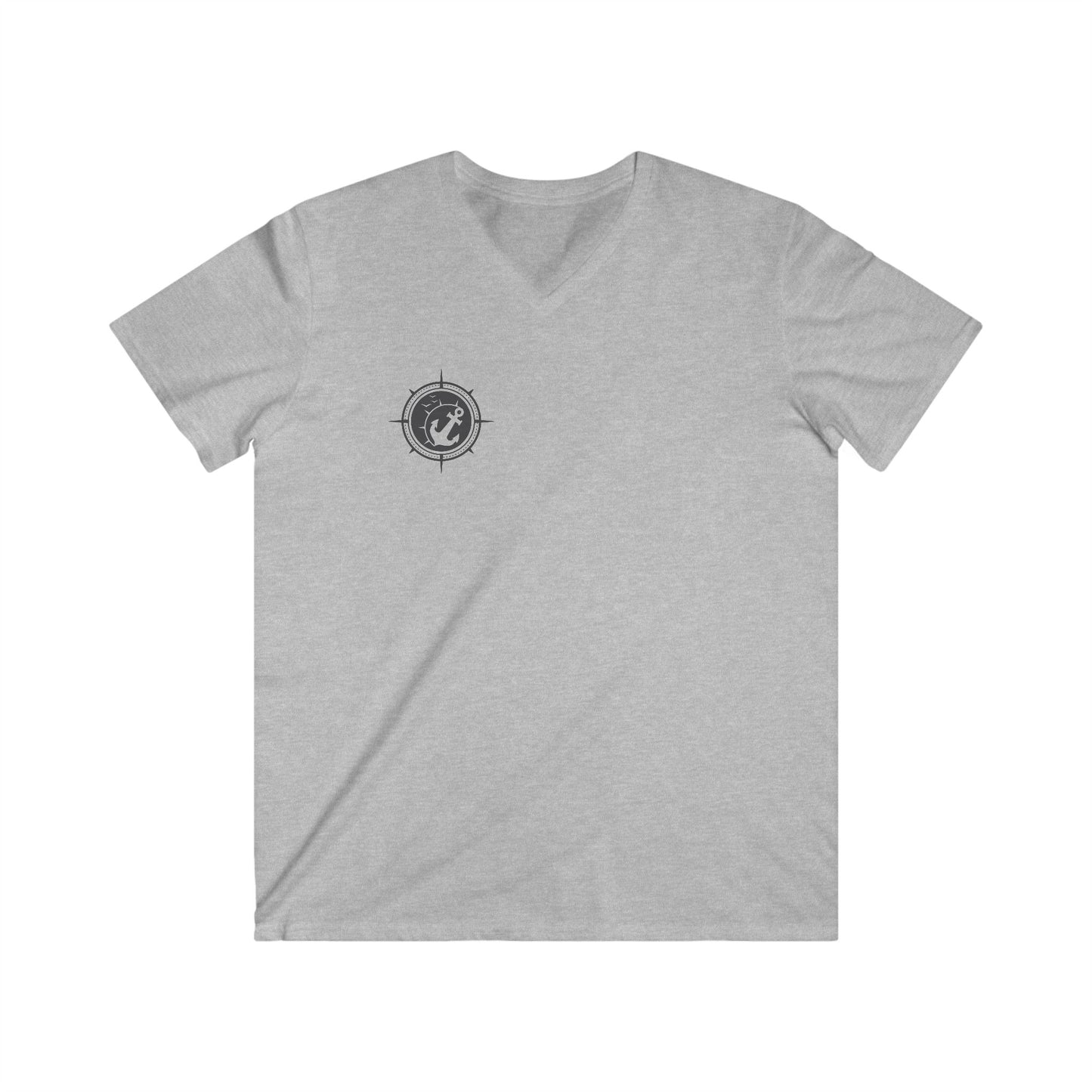 Adventure Compass Men's Fitted V-Neck Tee