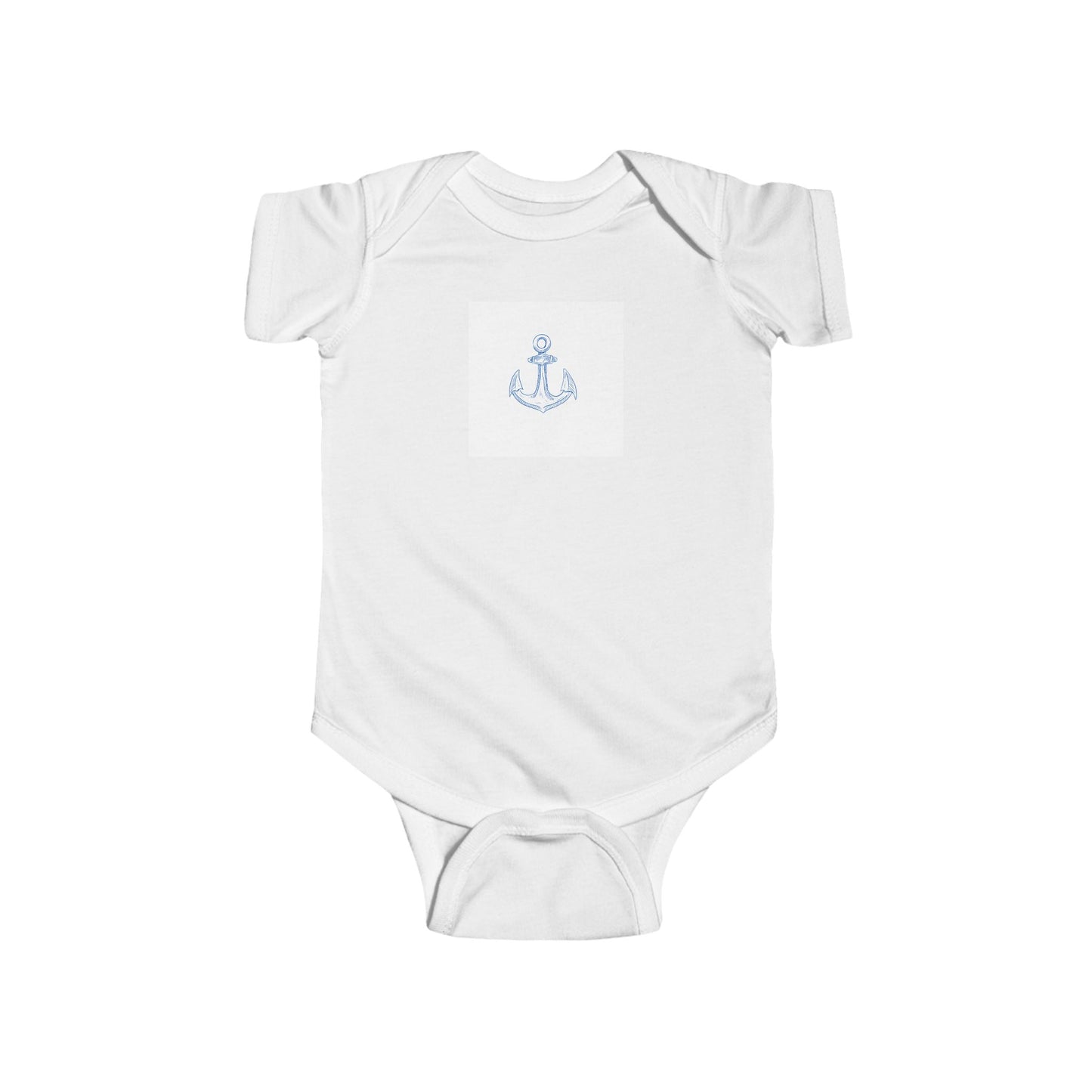 Nautical Anchor Infant Bodysuit - Perfect for Baby Showers & Nautical-Themed Celebrations