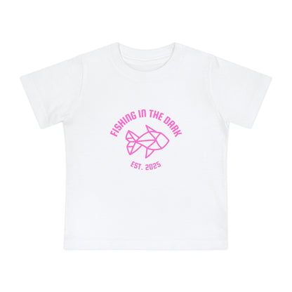 Fishing in the Dark Baby T-Shirt - Cute Short Sleeve Tee for Fishing Lovers