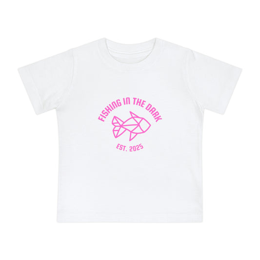 Fishing in the Dark Baby T-Shirt - Cute Short Sleeve Tee for Fishing Lovers