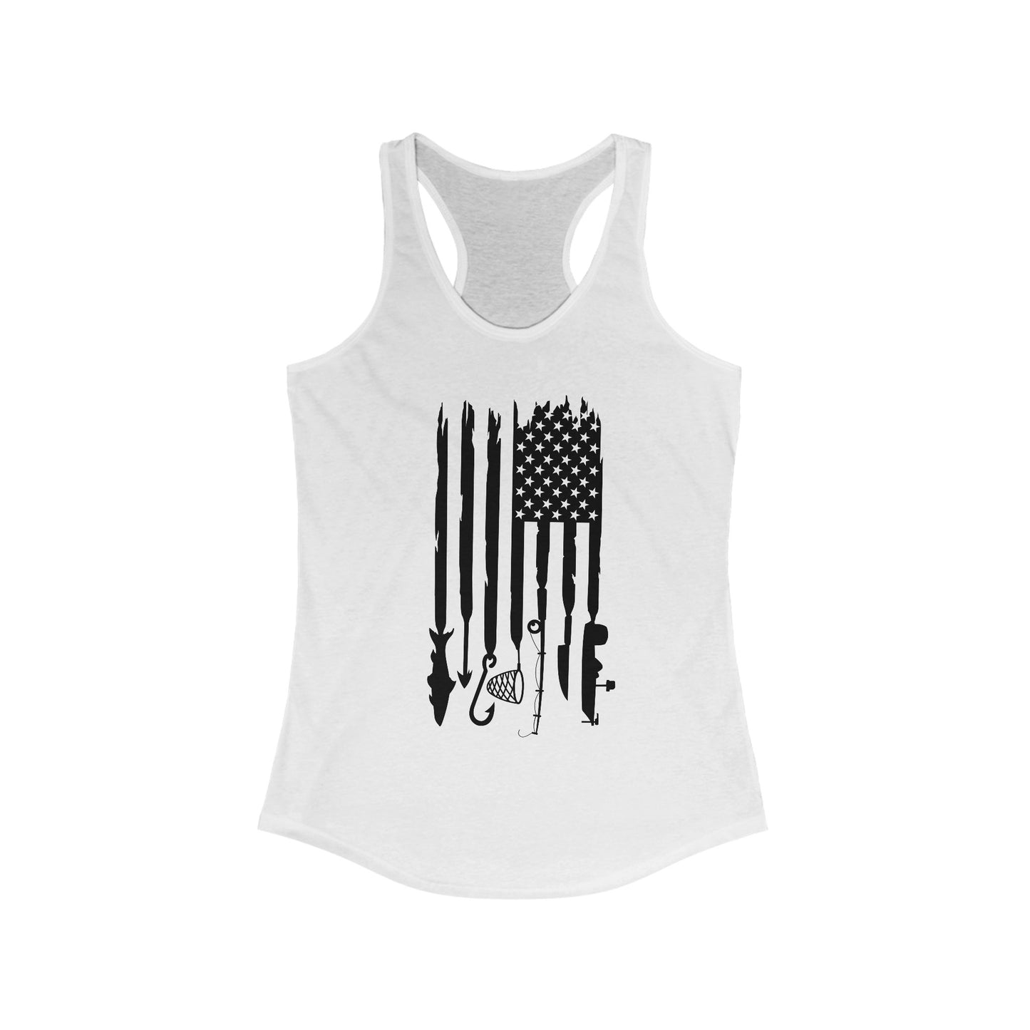 Fishing in The Dark Women's Ideal Racerback Tank