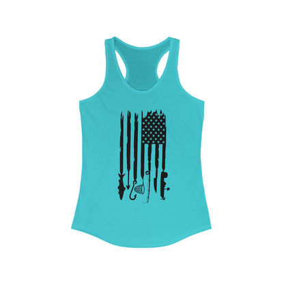 Fishing in The Dark Women's Ideal Racerback Tank