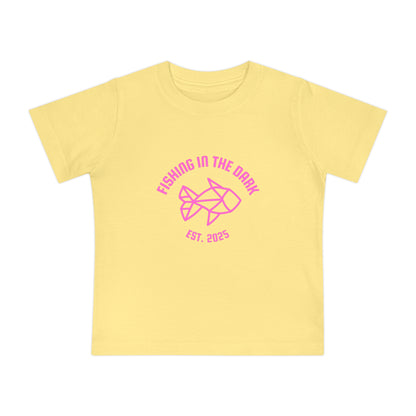 Fishing in the Dark Baby T-Shirt - Cute Short Sleeve Tee for Fishing Lovers