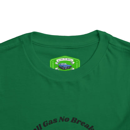 All Gas No Breaks Hot Rod Garage Toddler Tee