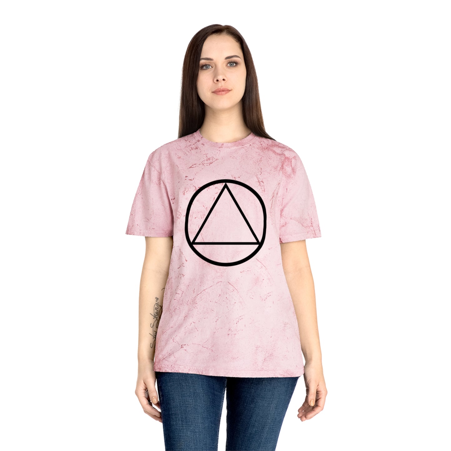 Unisex Color Blast Graphic T-Shirt - Unique Prismatic Design