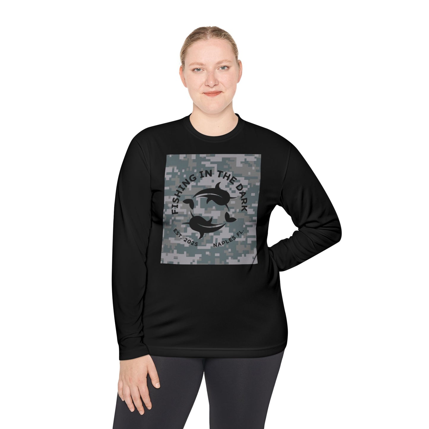 Fishing in the Dark Long Sleeve Tee - Unisex Lightweight Top for Outdoor Enthusiasts