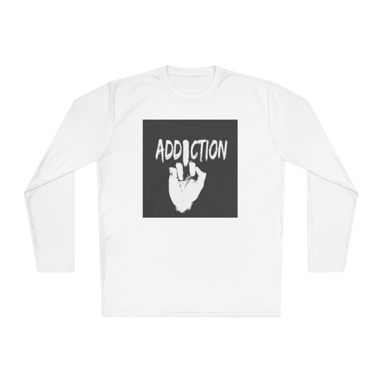 Unisex Long Sleeve Tee - Addiction Graphic Shirt