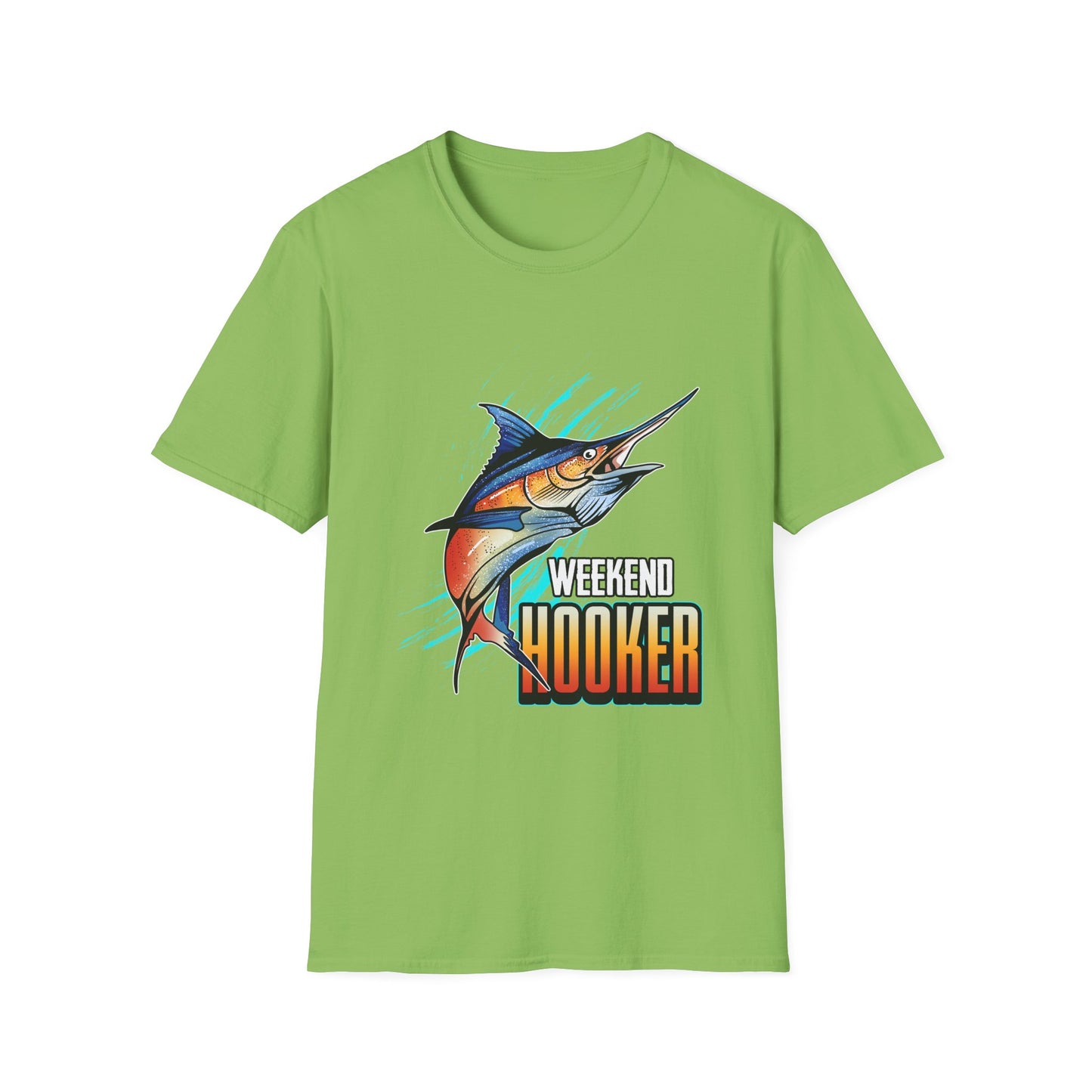 Weekend Hooker Fishing T-Shirt – Fun Casual Wear for Fishing Enthusiasts