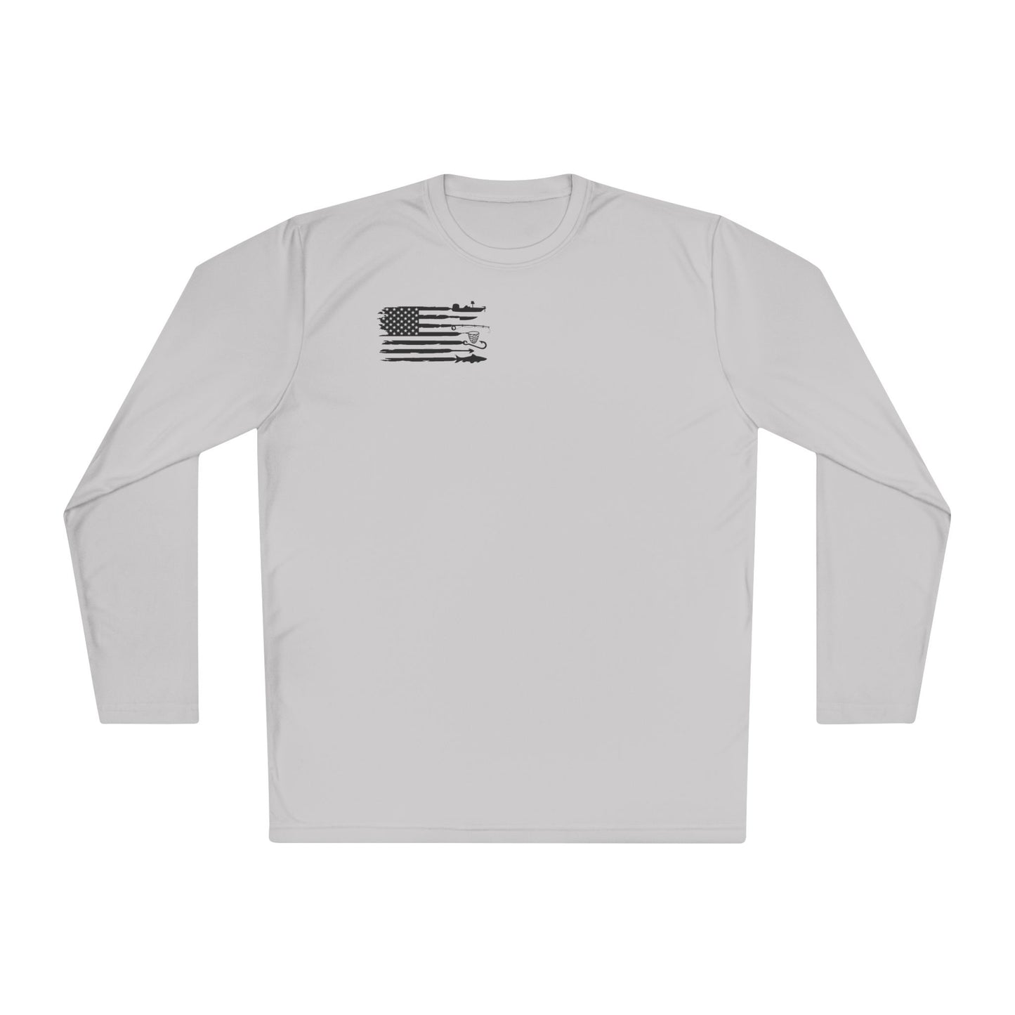 Weekend Hooker Unisex Fishing in The Dark Lightweight Long Sleeve Tee - Perfect for Fishing Enthusiasts