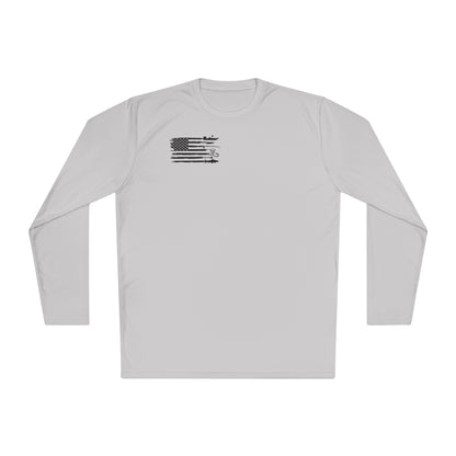 Weekend Hooker Unisex Fishing in The Dark Lightweight Long Sleeve Tee - Perfect for Fishing Enthusiasts