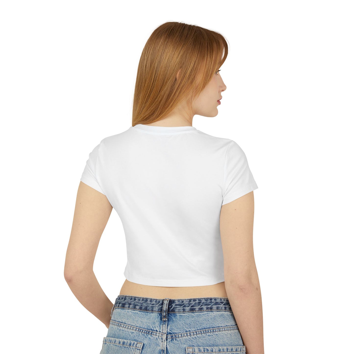 Addiction Women's Baby Tee - Trendy Cropped T-Shirt for Everyday Wear