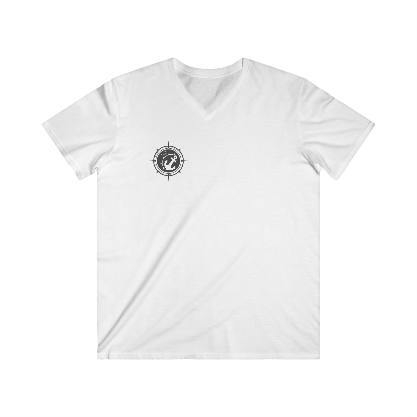 Adventure Compass Men's Fitted V-Neck Tee