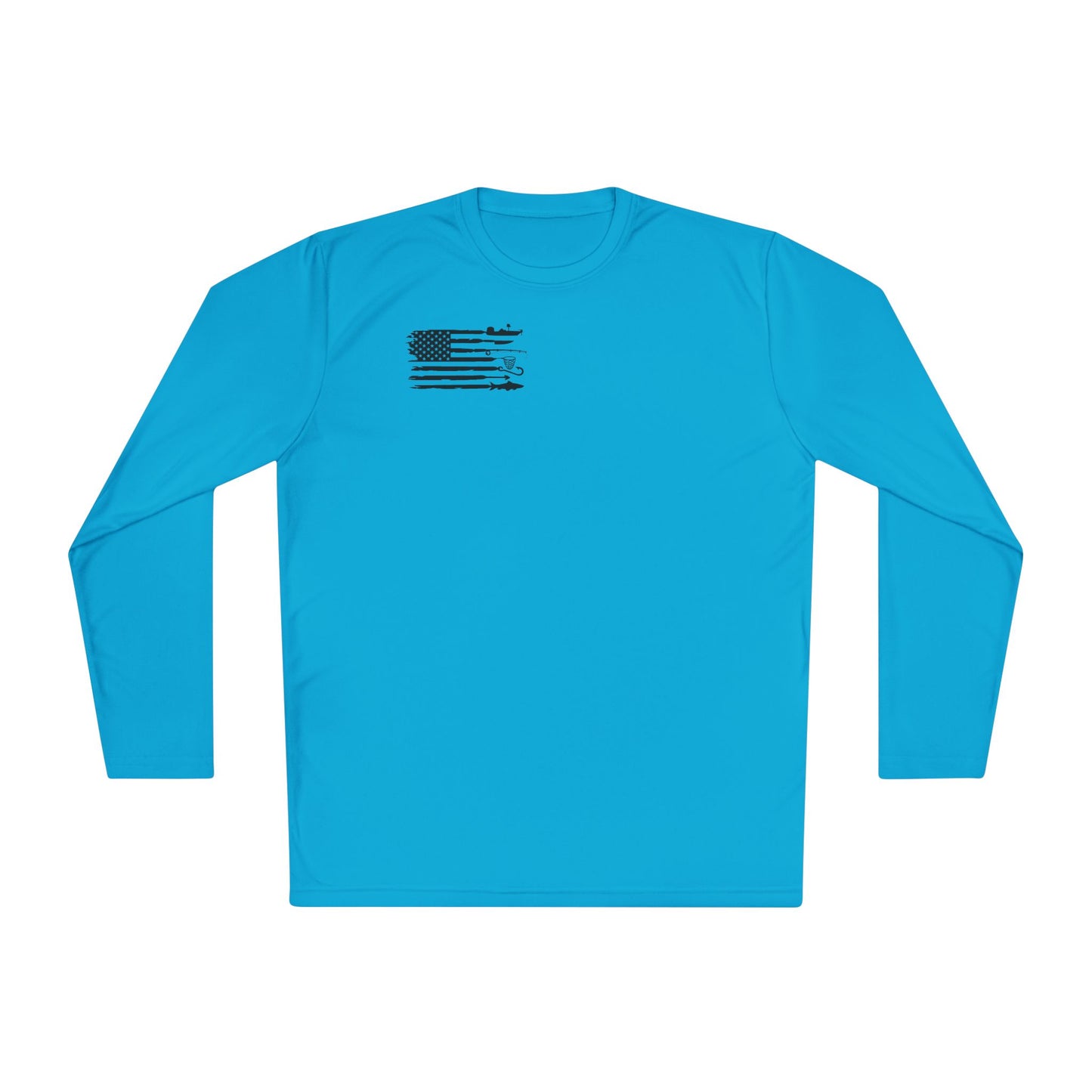 Weekend Hooker Unisex Fishing in The Dark Lightweight Long Sleeve Tee - Perfect for Fishing Enthusiasts