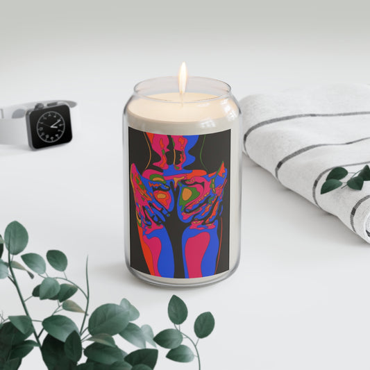 Artistic Scented Candle - Bold Body Design, 13.75oz