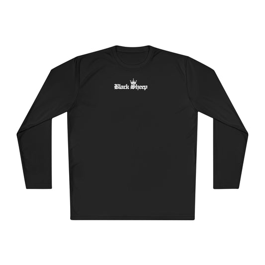 Unisex Lightweight Long Sleeve Tee - Black Sheep Graphic Tee for Casual Wear