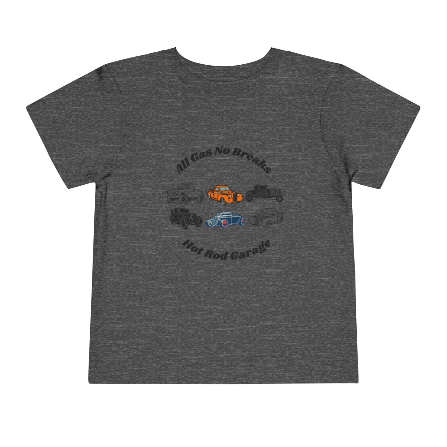 All Gas No Breaks Hot Rod Garage Toddler Tee