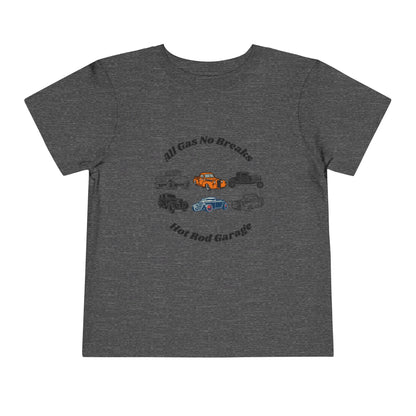 All Gas No Breaks Hot Rod Garage Toddler Tee