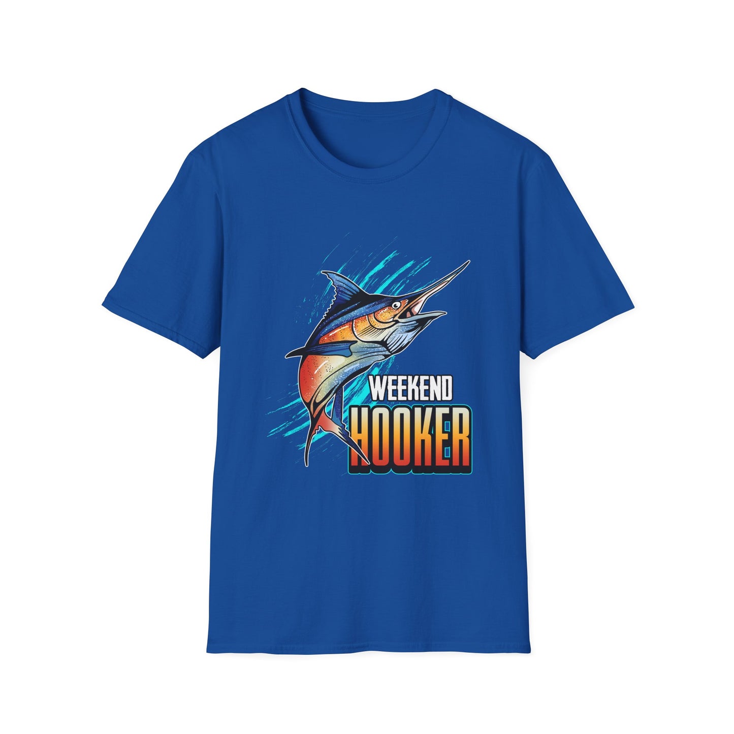 Weekend Hooker Fishing T-Shirt – Fun Casual Wear for Fishing Enthusiasts