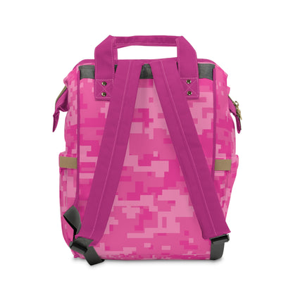 Multifunctional Fishing Pink Camo Backpack