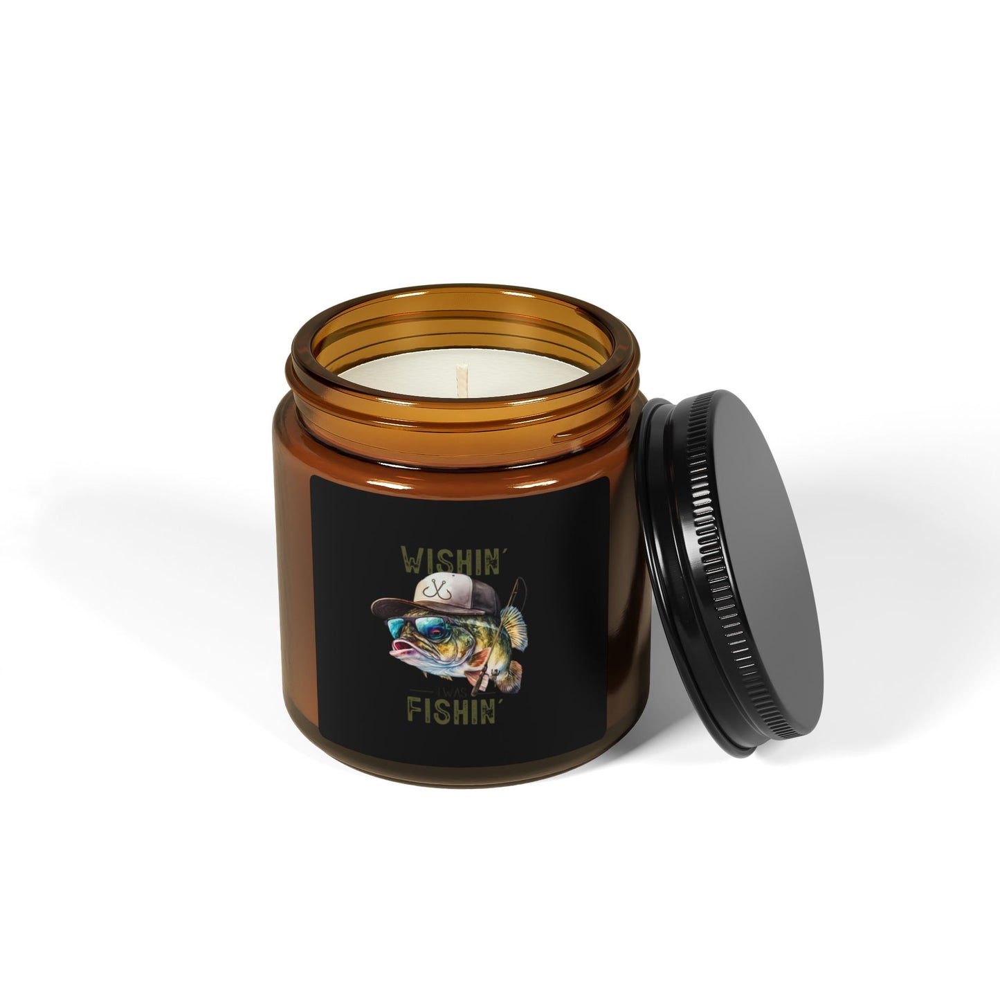 Wishin' Fishin' Scented Soy Candle - Perfect for Fishing Enthusiasts