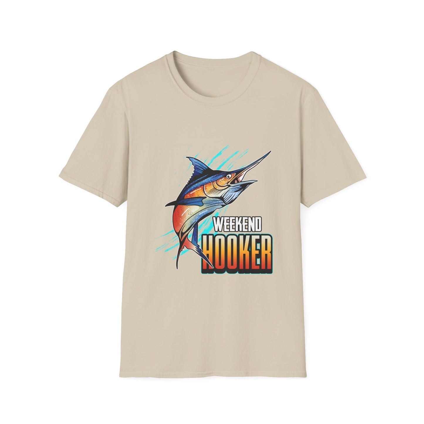 Weekend Hooker Fishing T-Shirt – Fun Casual Wear for Fishing Enthusiasts