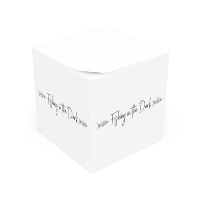 Fishing in the Dark Note Cube - Perfect for Nature Lovers & Fishing Enthusiasts