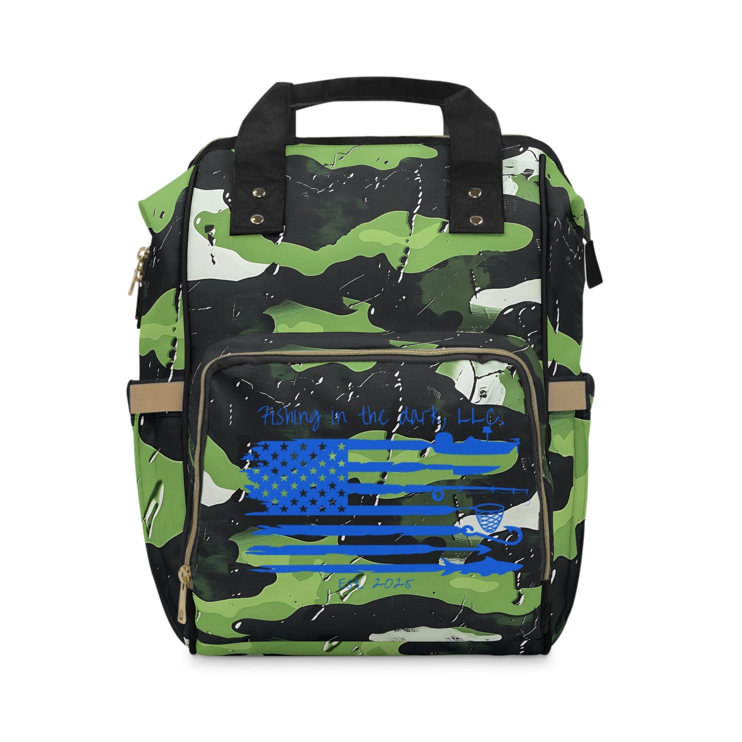 Stylish Camo Fishing Backpack -