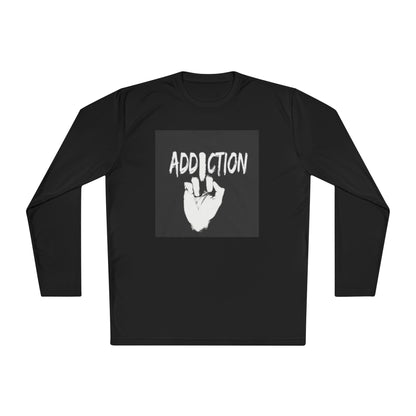 Unisex Long Sleeve Tee - Addiction Graphic Shirt