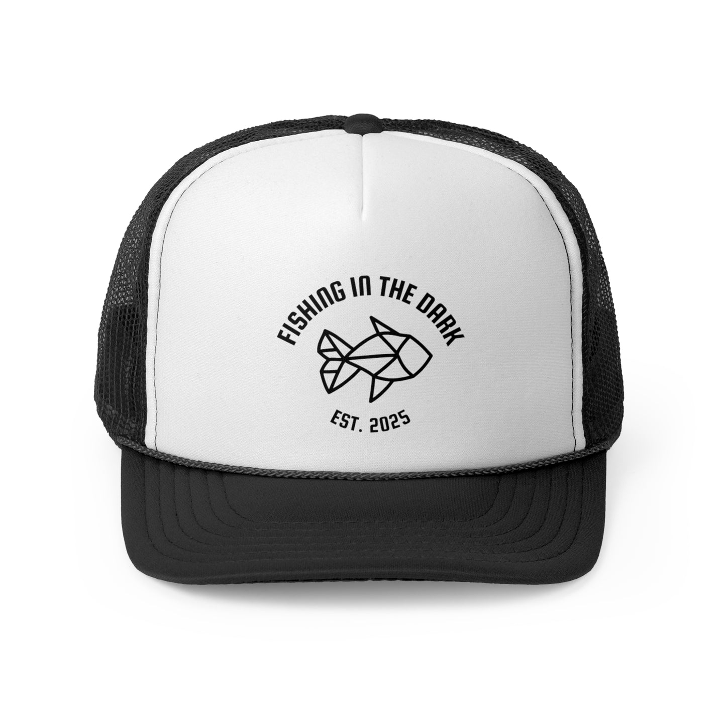 Fishing in the Dark Trucker Cap - Perfect for Anglers & Outdoor Enthusiasts