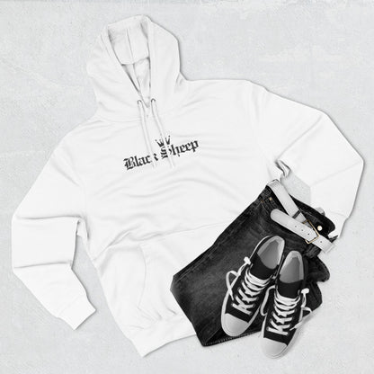 Black Sheep Fleece Hoodie - Cozy Three-Panel Design for Trendsetters